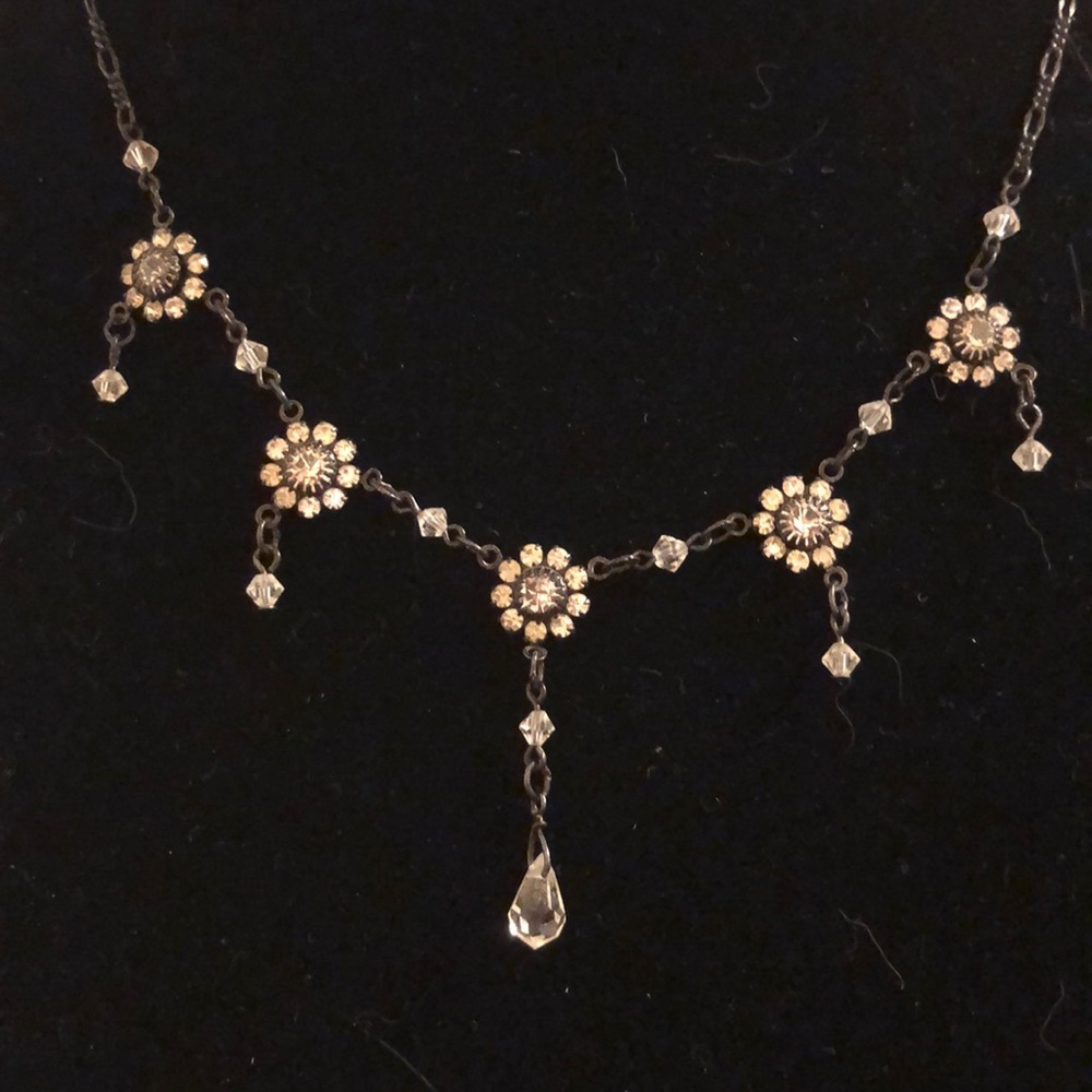 Australia Crystal drop pendant necklace